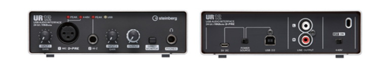 兼容iPad/Mac/PC，实现高品质录音的Steinberg USB音频接口UR12发布
