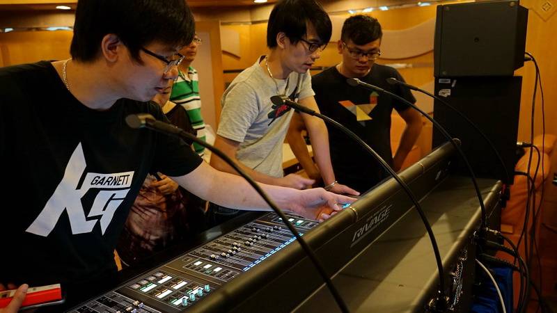 热博rb88 RIVAGE PM7 数字混音系统助力录音技术沙龙