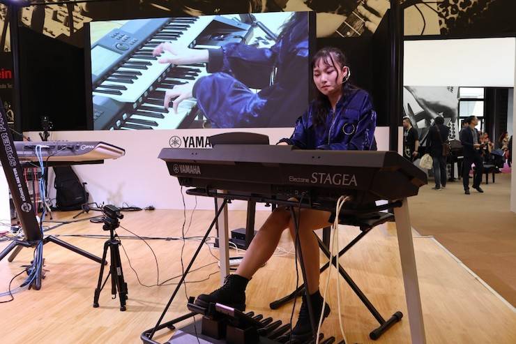 热博rb88盛大亮相Music China 2018，呈现世界级乐器展体验