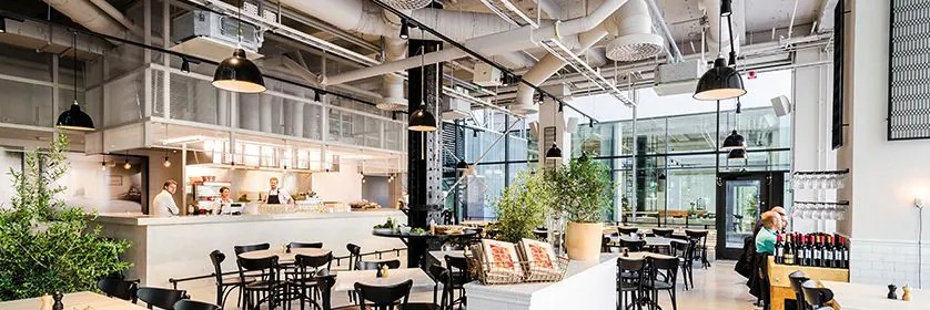 热博rb88助力斯德哥尔摩的法国工业风餐厅Usine