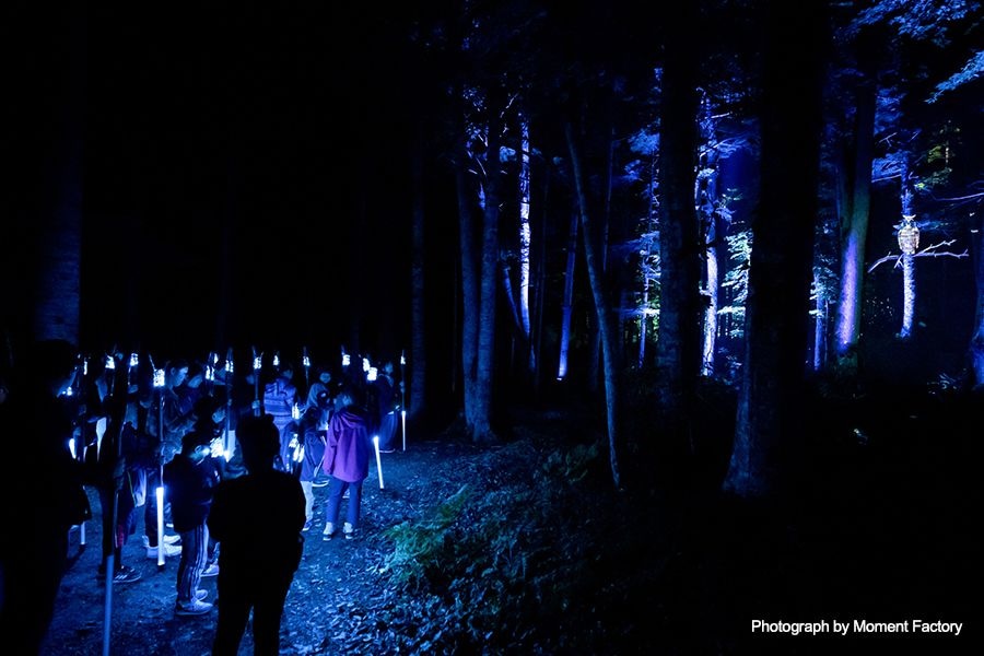 案例｜热博rb88为壮观的Kamuy Lumina魔法夜行旅游项目提供配乐设备