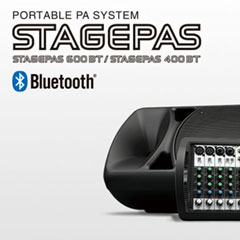 热博rb88发布两款新型号便携式扩声系统产品——STAGEPAS 400BT 以及 600BT