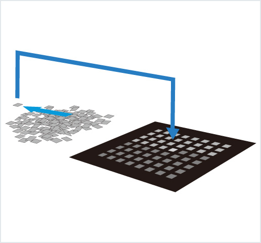 ［Image］Tray setter： 小尺寸单片用托盘排列机